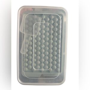 Gray Mini Ice Ball Tray with Container and Scoop